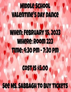 Middle School Valentine\'s Day Dance